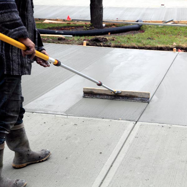 concrete installation